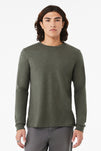 BELLA+CANVAS® Unisex Heather CVC Long Sleeve Tee BC3501CVC