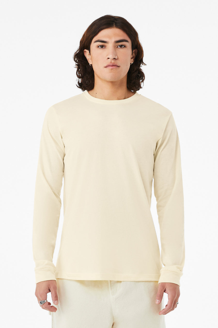 BELLA+CANVAS® Unisex Heather CVC Long Sleeve Tee BC3501CVC