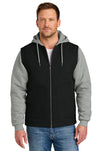 CornerStone® Duck Fleece Full-Zip Hooded Jacket CSJ42