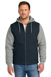 CornerStone® Duck Fleece Full-Zip Hooded Jacket CSJ42