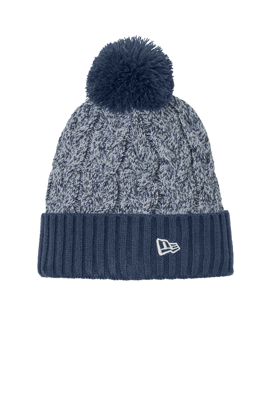New Era® Marled Knit Pom Beanie NE910