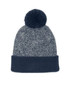 Sport-Tek® Halftime Heather Pom Beanie STC68