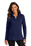 Port Authority® Women's C-FREE® Double Knit 1/4-Zip LK880