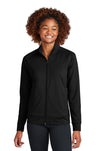 Sport-Tek® Women's Sport-Wick® Stretch Full-Zip Cadet Jacket LST857